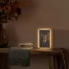 Leeuw - Goud - Druppels Light Box met kabel (Tafellamp) klein -sfeer4