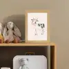 Koe - Boerderij dier - Dieren - Pastel kleuren Light Box met kabel klein -sfeer2_kind