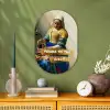 Melkmeisje - Goud - Quotes - Schilderij - Oude meesters Wandcirkel Ovaal Forex klein -sfeer2