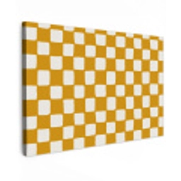 Grafisch - Patroon - Oker canvas 2cm klein 34 -z3d