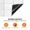 Marmer - Patroon - Aders - Wit Inductie beschermer vinyl 3mm klein 276 -zzzzzzz-td-onderkant