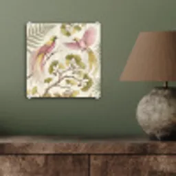 Vogels - Tropisch - Botanisch - Roze plexiglas 5mm klein -sfeer3