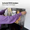 Boedhha - Penseelstreken - Goud - Abstract Inductie beschemer met haakjes klein -ky-ophangen-nl