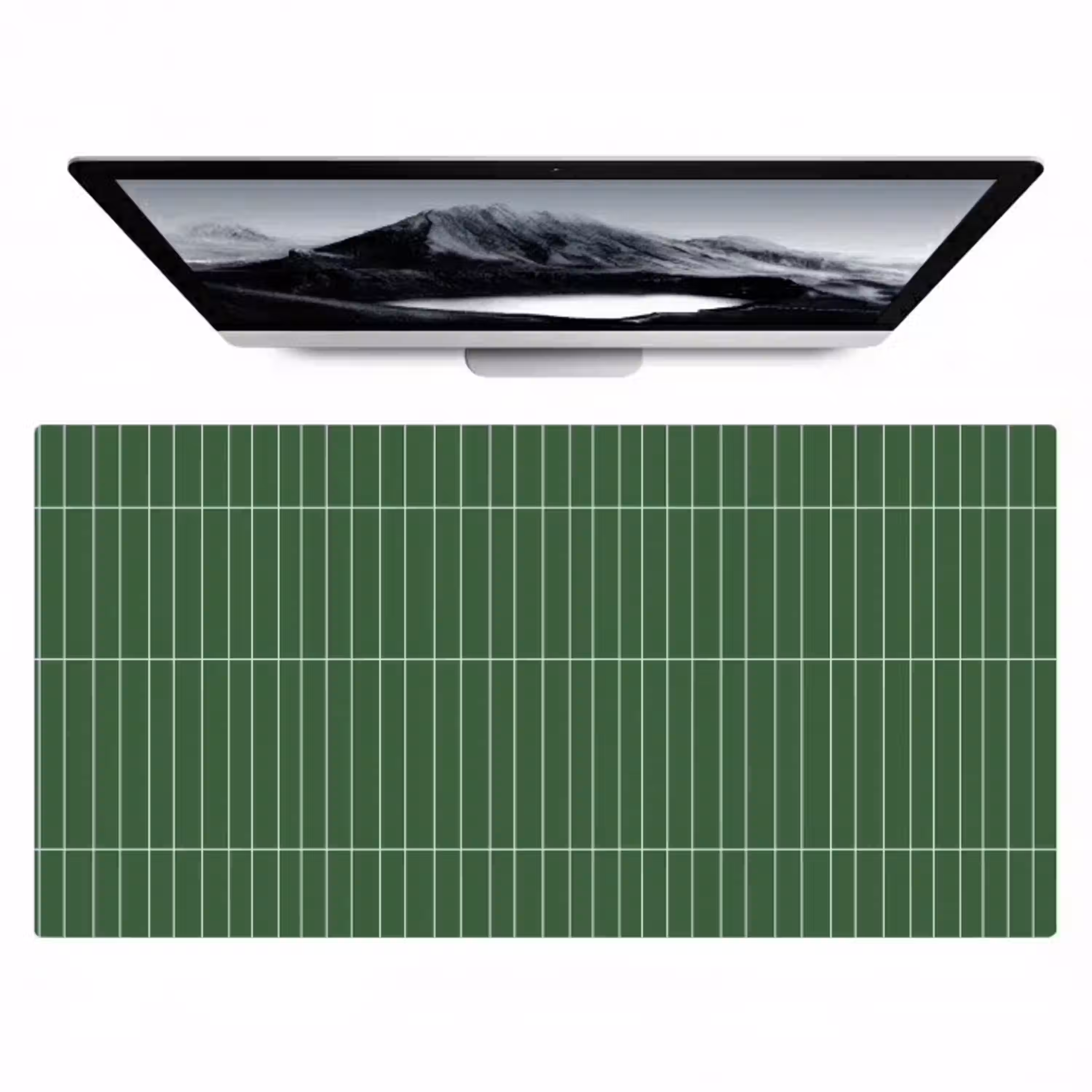 Wandtegel - Verticaal - Donkergroen Muismat XXL klein 681 -zzz3d