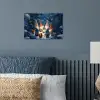 Winter - Gnooms - Eekhoorns - Meerkleurig poster papier klein -sfeer2