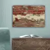 Muur - Baksteen - Verweerd canvas 2cm klein -sfeer4