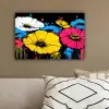 Graffiti - Bloemen - Kleur canvas 2cm klein -sfeer3