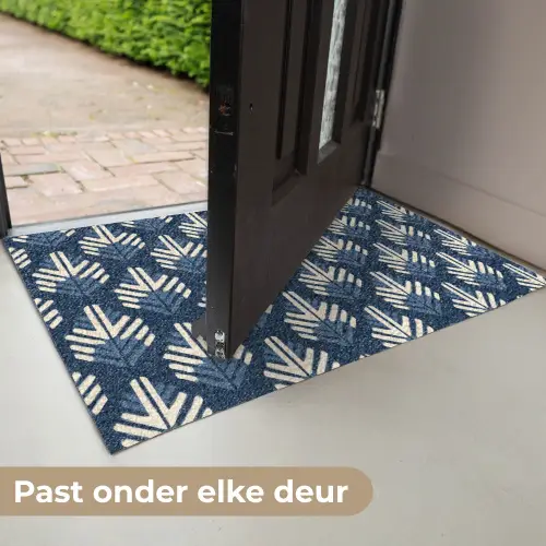 Modern - Patroon - Blauw Deurmat klein 898 -USP_NL