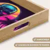 Palmbomen - Hoofd - Metallic - Zonsondergang Dienblad Rechthoek middel -USP_HandgreepNL