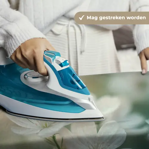 Lieveheersbeestje - Bloemen - Wit Wandkleed katoen klein -sfeer9