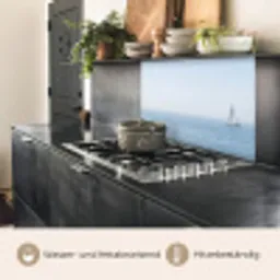 Horizon - Zeilboot - Zee keuken achterwand 2 middel -usp_DE
