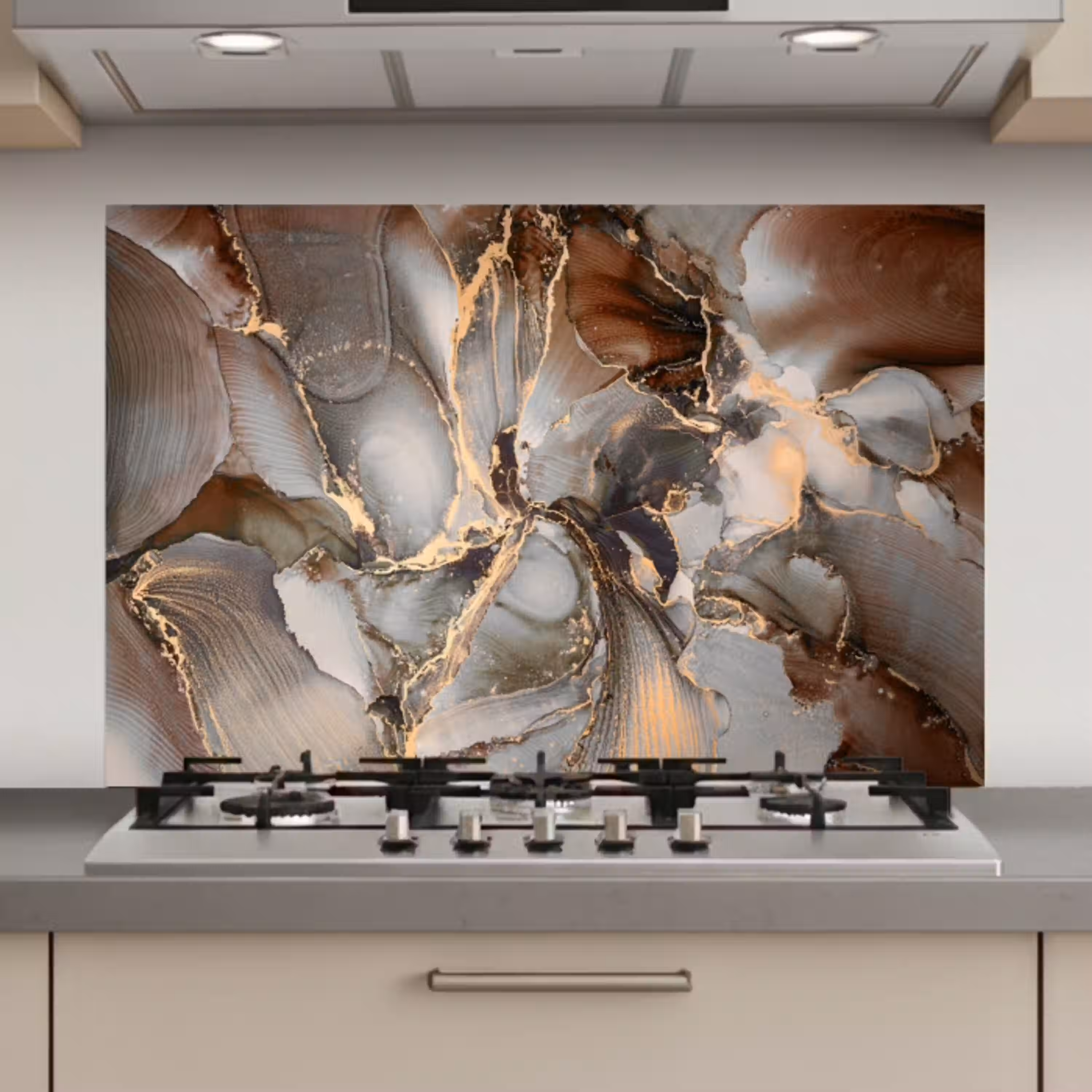 Grijs - Goud - Marmer - Marmerlook keuken achterwand spatscherm klein -3d_website