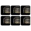 Sardines - Tekst - Vis - Blik onderzetter kurk middel -3d