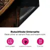 Houten - Hart - Kleurrijke - Specerijen Inductie beschermer vinyl 3mm klein -zzzzzzz-lf-onderkant