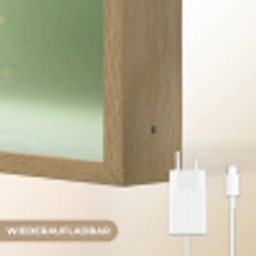 Fee - Groen - Sprookje - Sterren Light Box met batterij (Wandlamp kind) middel -USP_websiteoplaadbaarDE