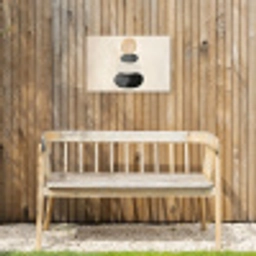Japandi - Wabi sabi - Beige Tuinposter op houten frame 2 cm dik klein -sfeer4