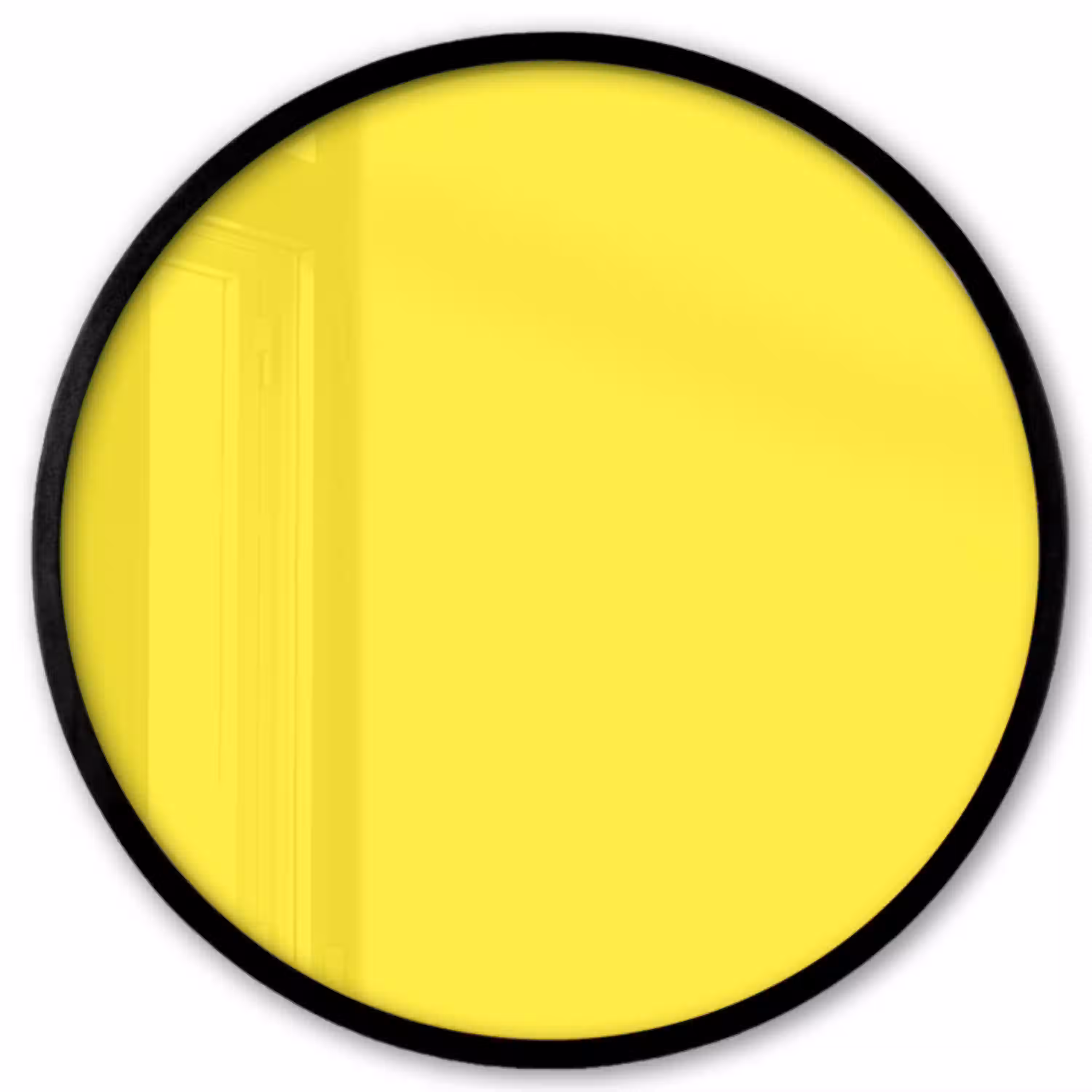 Soft - Custard - Geel Fotolijst rond zonder passe partout klein 856 -3d