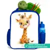 Baby giraffe Kinderrugzak - Blauw middel -inhoud_NL