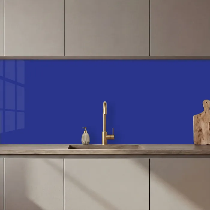 Blauw - Effen kleur - Donkerblauw keuken achterwand 2 middel 871 zz_3dshopping