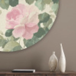 Rozen - Botanisch - Roze Akoestische PET Vilt - Rond klein 838 -sfeer5_closeup