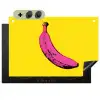 Banaan - Grafisch - Geel Inductie beschemer met haakjes klein -3d