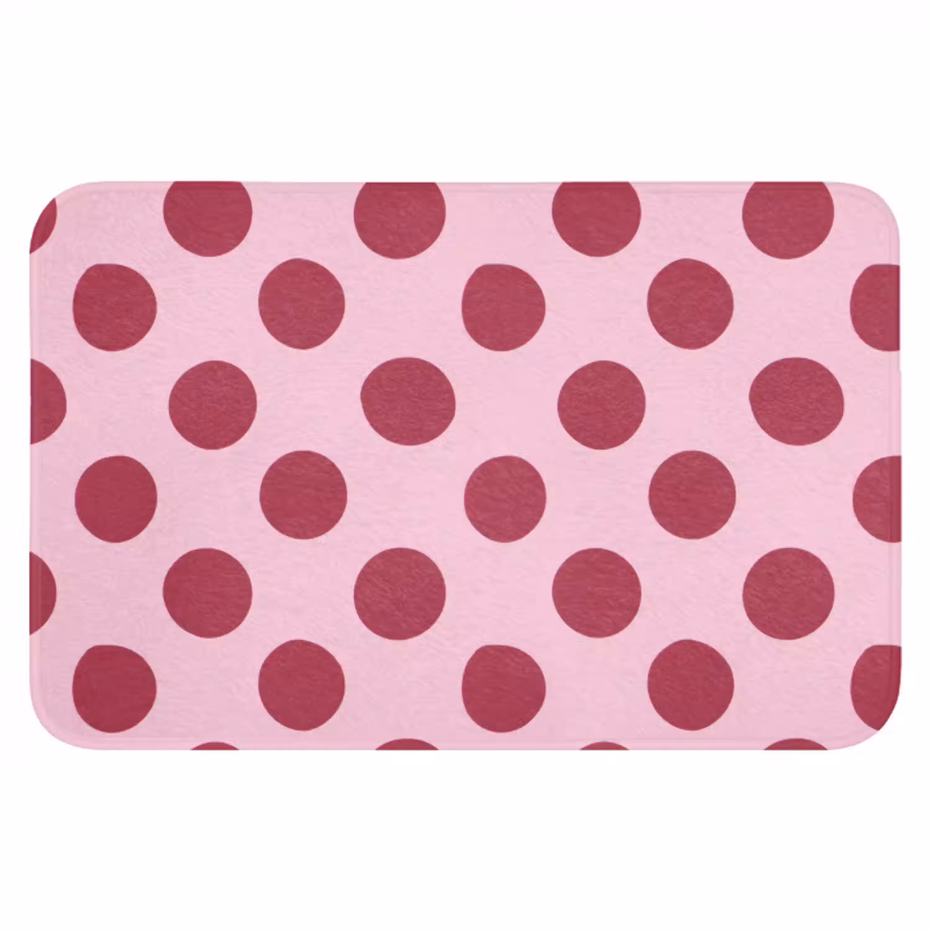 Stippen - Patroon - Bordeaux Badmat klein 997 -3d