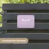 Quotes - Geniet meer niet - Tekst - Genieten tuinposter los doek klein -sfeer3