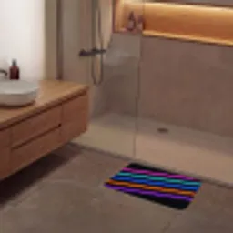 Esthetiek - Retro - Neon Badmat klein -sfeer2
