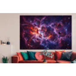 Space - Stars - Abstract - Colorful forex 5mm xxl -woonkamer