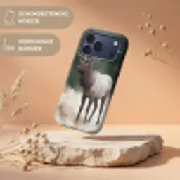 Edelhert - Gewei - Schildering - Rustiek Toughcase MagSafe Apple iPhone 17 Pro Max klein -USP_RandenV_NL