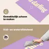 Oh darling - Hart - Paars Inductie beschemer met haakjes klein -ky-schoon-nl