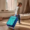 Kekke kwalletjes Kinderkoffer - Blauw klein -sfeer1