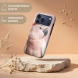 Kaketoe - Portret - Roze Toughcase MagSafe Apple iPhone 17 Pro Max klein -USP_RandenV_NL