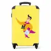VakantieDiscounter - Tourguide - Cartoon NBS - Handbagage koffer - Volwassenen Unisex middel -productfoto_recht