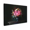 Quote - Bloemen - Vaas - Neon canvas 2cm klein -z3d
