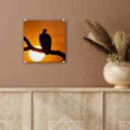 Gier - Tak - Zon - Oranje plexiglas 5mm klein -sfeer5