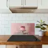 Taart - Pink - Cherry keuken achterwand spatscherm klein -sfeer2
