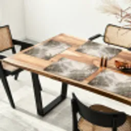 Jungle - Watervallen - Tropisch - Illustratie Placemat vinyl groot -zzsfeer4_Kitchenyeah-website
