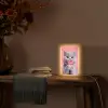 Kat - Valentijn - Roze - Liefde Light Box met kabel (Wandlamp) klein -sfeer4