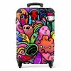 Vrolijke Monsterchaos NBS - Handbagage koffer - Unisex middel -productfoto_recht