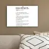 Moeder definitie - Quotes - Mother - Spreuken canvas 2cm klein -sfeer3