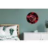 Granaatappel - Rood - Fruit Wandcirkel aluminium klein -slaapkamer