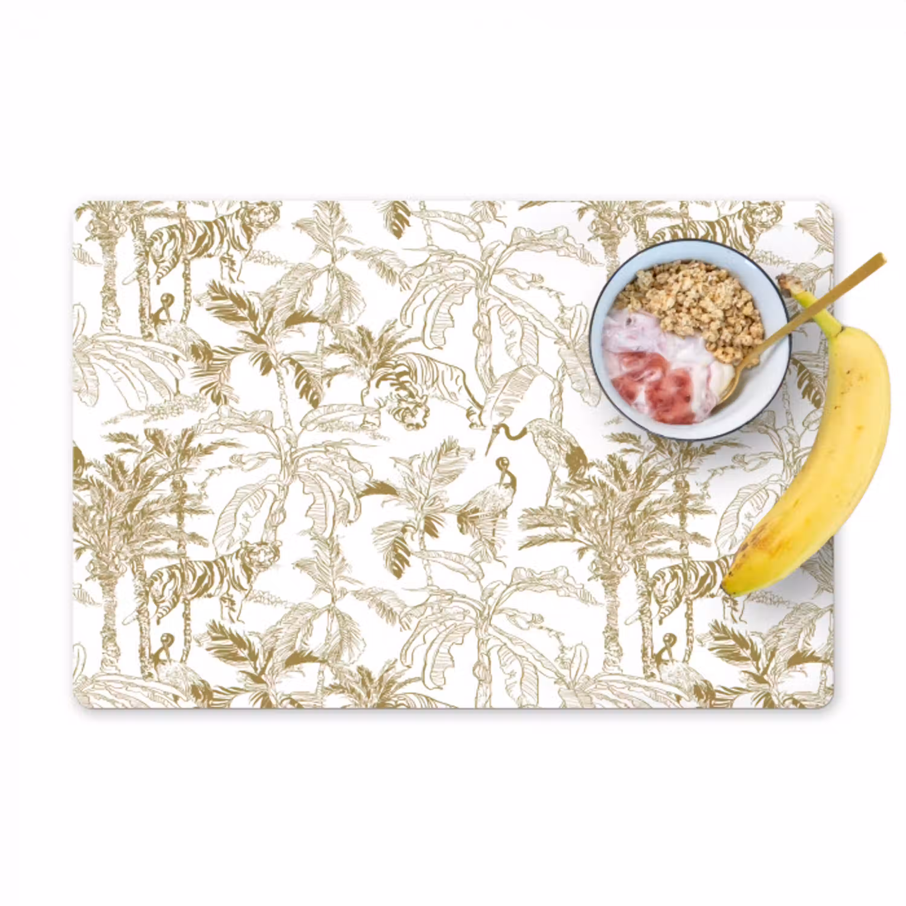 Tijger - Oerwoud - Beige Placemat vinyl groot 368 -zzzproduct_Kitchenyeah-website