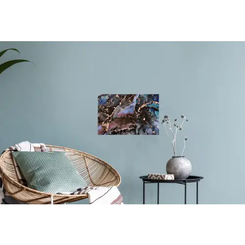 Marmer - Goud - Rosé Muursticker klein -plant