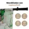 Marmer - Goud - Groen - Luxe Wandkleed katoen klein -sfeer2