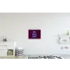Buste - Neon - LED - Letters textielposter latten blank klein -kinderkamer