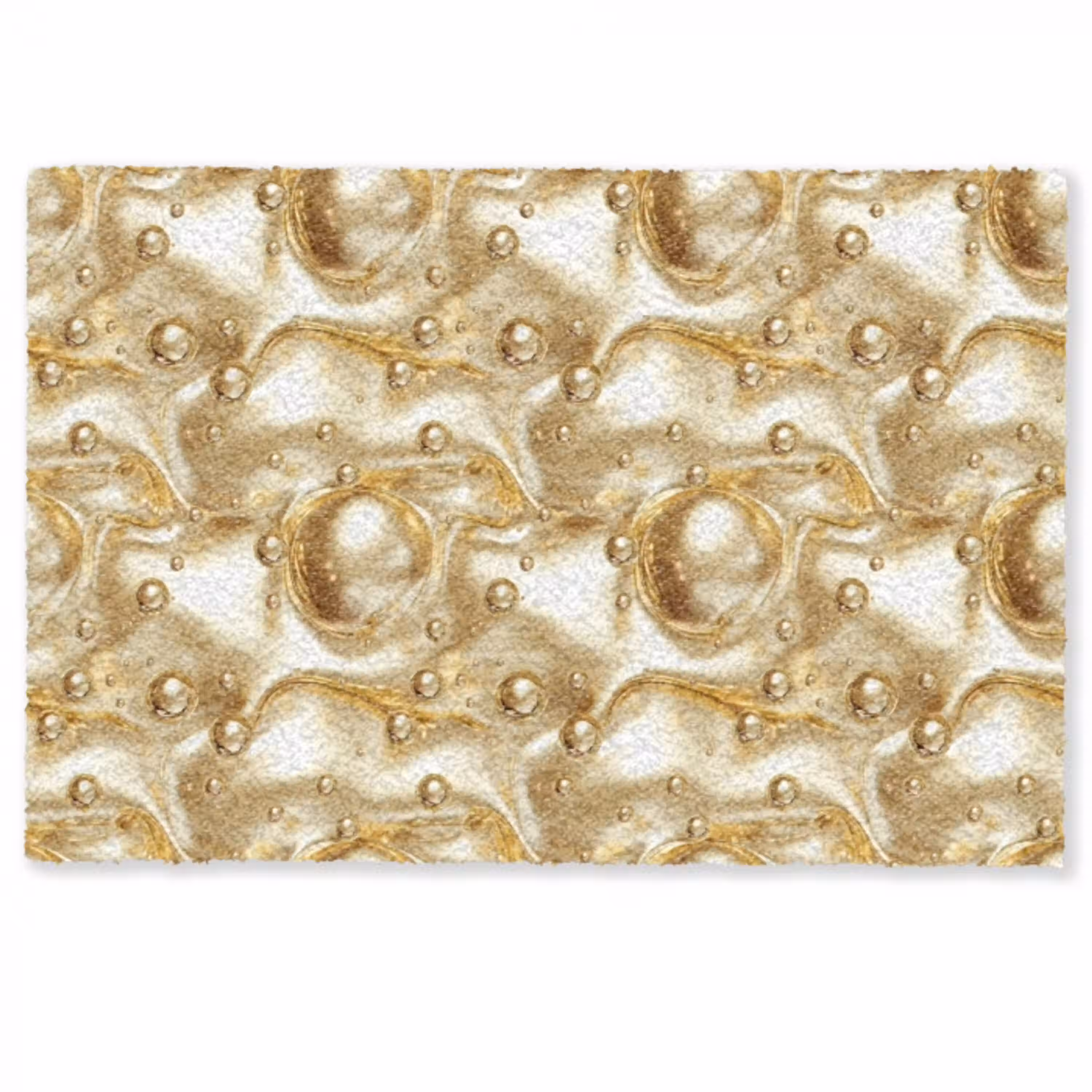 Vloeibaar - Druppels - Goud Deurmat klein 898 -zkaufland3d