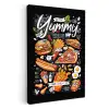 Festival of Fast Food Favorites KitchenYeah - Keuken - Canvas klein -3d