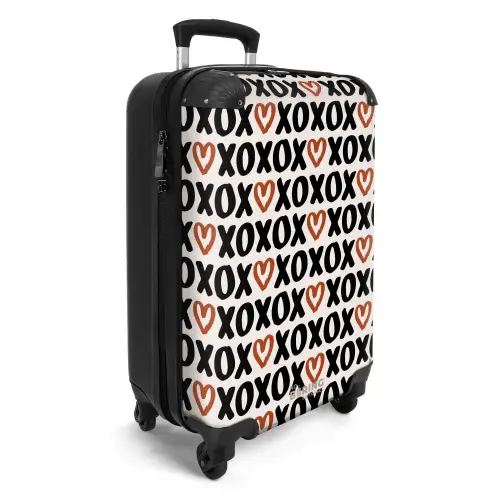 Knuffels en Hartjes NBS - Handbagage koffer - Volwassenen Unisex middel -productfoto_3d