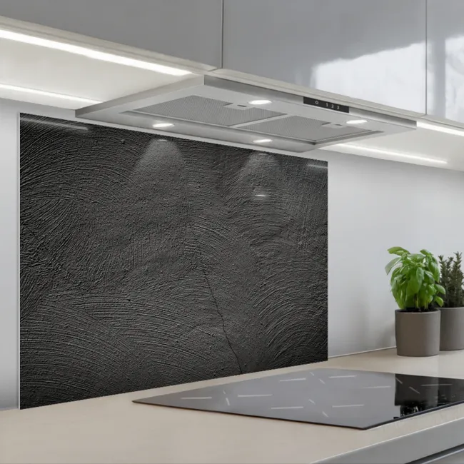 Spritzschutz Küche - Schichtung der Zeit